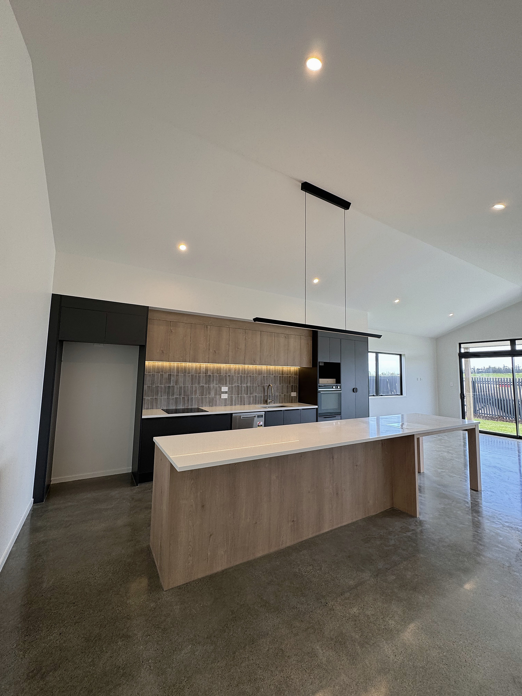 Kitchen island and cabinetry in House 44